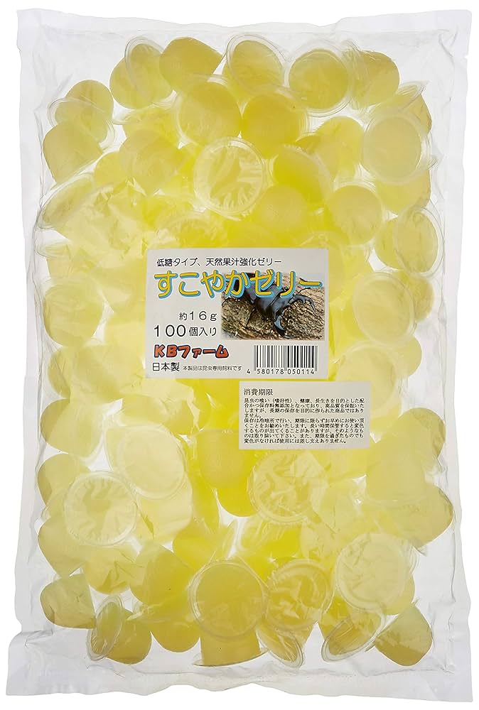 Amazon | KBファーム すこやかゼリー パイナップル カブトムシ